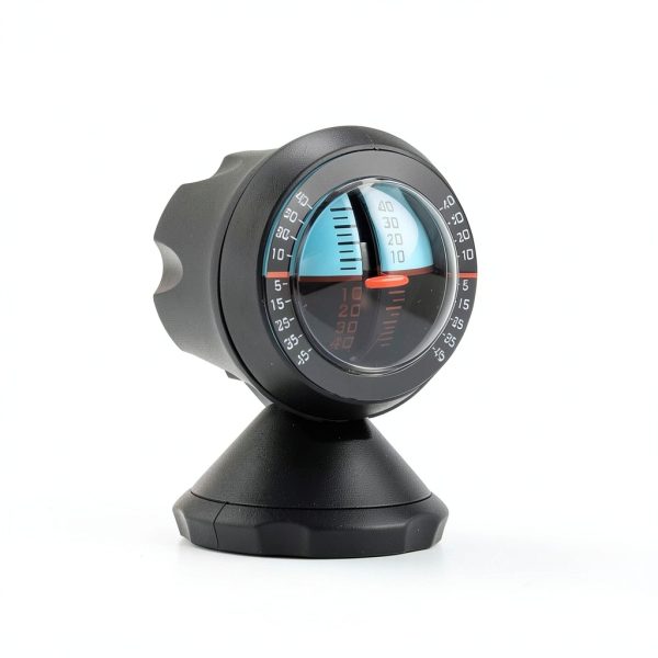 Tbest Car Inclinometer,Car Vehicle Inclinometer Slope Indicator Meter Level Tilt Gauge Road Safety Instrument-6