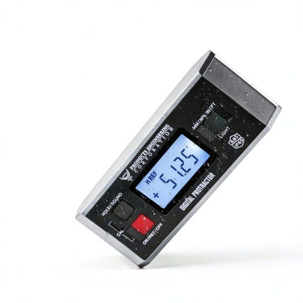 Digital Inclinometer, 360° Protractor Angle Finder Level, Magnetic V-Groove Base Protractor with Large Backlit LCD Display, High-Precision Meter Tool for Machining, Woodworking & Construction-4