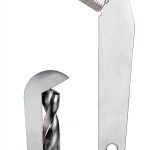 118° Drill Bit Sharpening Gauge, Stainless Steel Drill Bit Angle Gauge, Accurate 0.5mm, for Wood Metal, Compact Lightweight, Fast Efficient with Measurement Range 0-20mm-0