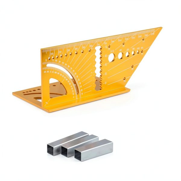 Hoteche 7 in 1 150mm 3D Multi-Angle Measuring Square Carpenter Ruler-5