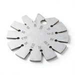 Stainless Steel Bevel Angle Gauge, Measure 15-120 Degree Angles for Knife Blade, Woodworking, Chisel, Compact &, Includes Storage Box-0