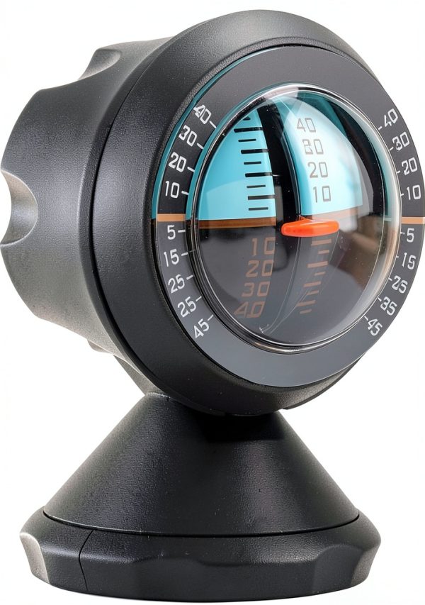 Tbest Car Inclinometer,Car Vehicle Inclinometer Slope Indicator Meter Level Tilt Gauge Road Safety Instrument-2