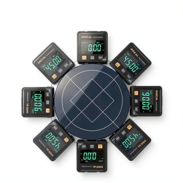 4 Side Magnetic Angle Gauge liucocotos Backlit LCD Rechargeable-3