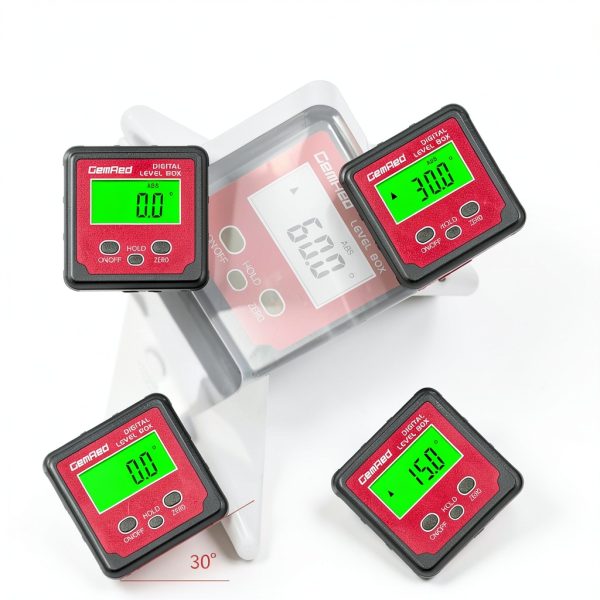 GemRed Digital Angle Gauge (Aluminum-with Hold Function)-1