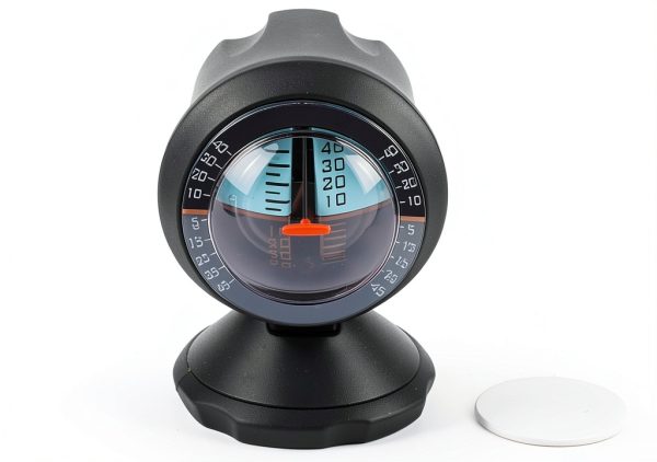 Tbest Car Inclinometer,Car Vehicle Inclinometer Slope Indicator Meter Level Tilt Gauge Road Safety Instrument-1