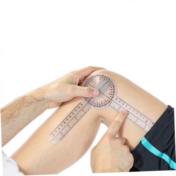 6Pcs Goniometer Plastic Angle Ruler Protractor for Joint Measurement Clear Rotary Design for Accurate Evaluation in Physical Therapy-1
