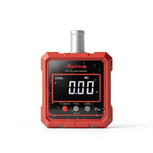 Digital Angle Finder Tool with Electronic Laser，Rechargeable Digital Angle Gauge Digital Level Protractor Inclinometer with 4 Sides Strong Magnetic for Woodworking Tablesaw.-3