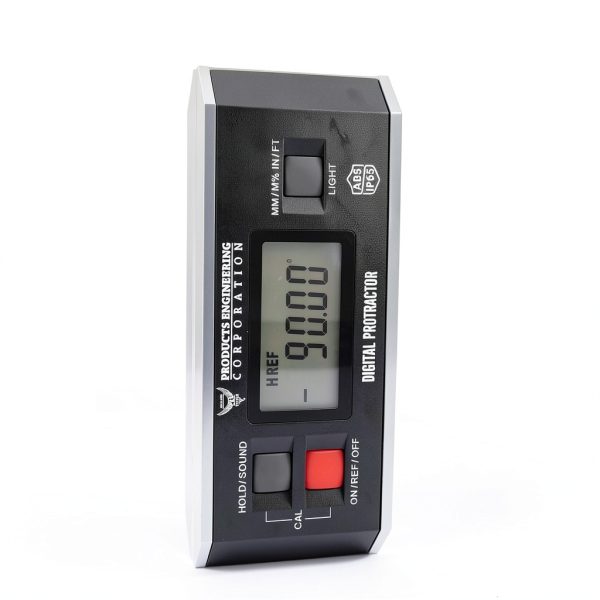 Digital Inclinometer, 360° Protractor Angle Finder Level, Magnetic V-Groove Base Protractor with Large Backlit LCD Display, High-Precision Meter Tool for Machining, Woodworking & Construction-3