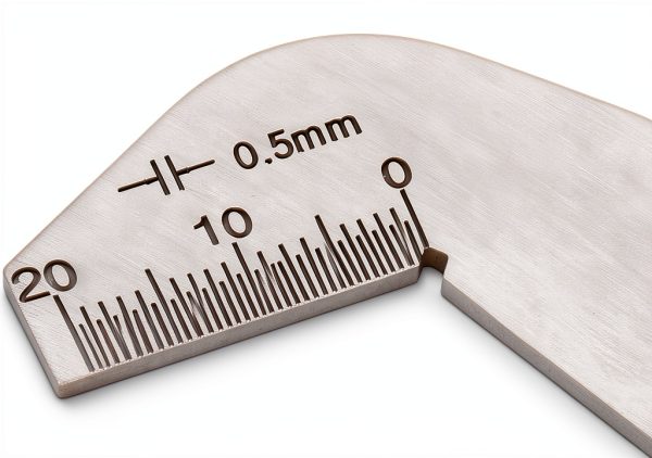 118° Drill Bit Sharpening Gauge, Stainless Steel Drill Bit Angle Gauge, Accurate 0.5mm, for Wood Metal, Compact Lightweight, Fast Efficient with Measurement Range 0-20mm-5