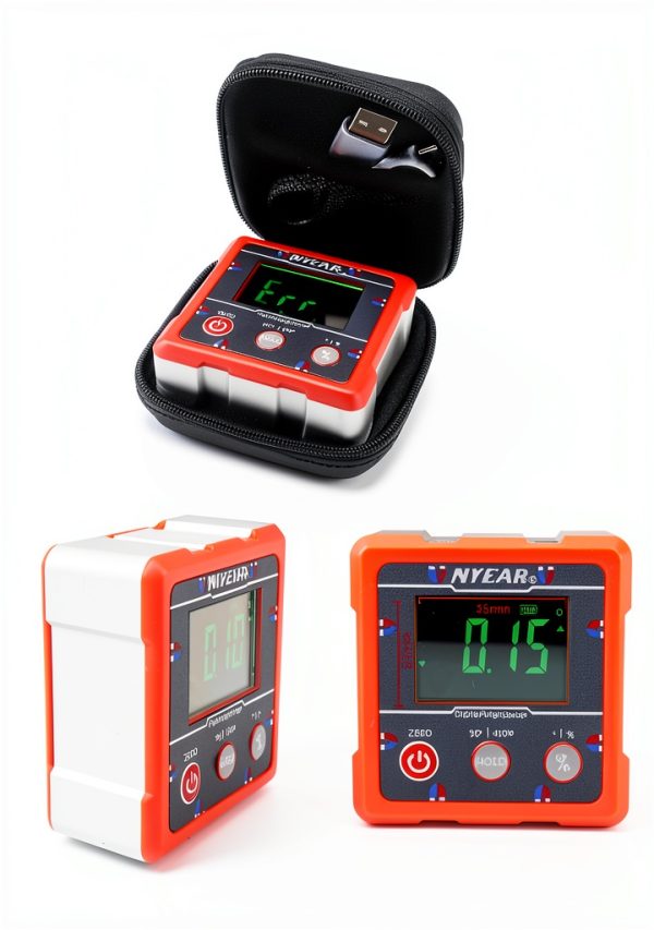 Digital Electronic Angle Gauge NYEAR NR180-L Red IP67 Waterproof-2