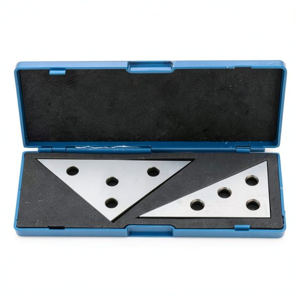 Angle Gauge Block Set Chiloskit 30-60-90 & 45-45-90 V-Blocks-0
