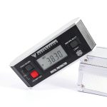 Digital Inclinometer, 360° Protractor Angle Finder Level, Magnetic V-Groove Base Protractor with Large Backlit LCD Display, High-Precision Meter Tool for Machining, Woodworking & Construction-0