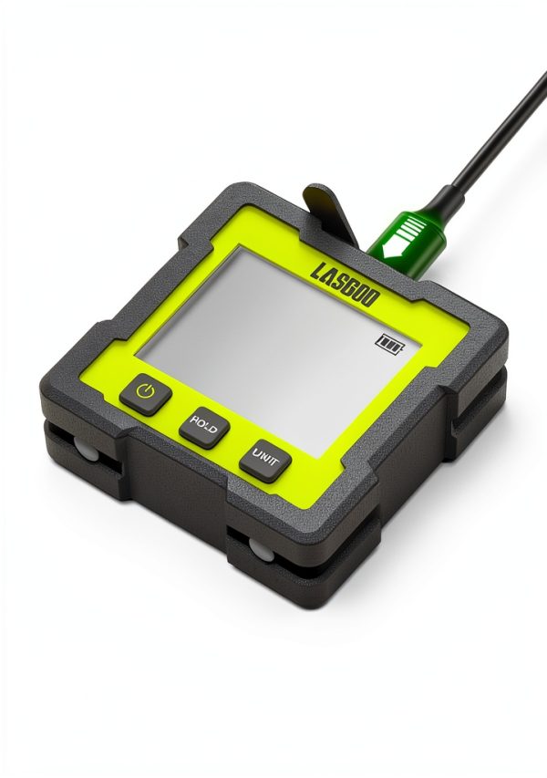 LASGOO Digital Angle Finder Rechargeable Magnetic Inclinometer LCD-1