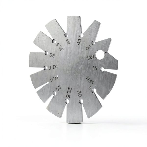 2 Pack Knife Angle Finder Professional Stainless Steel Bevel Gauge Drill Point Sharpening Gage for Woodworking, 15-120 Degree-4