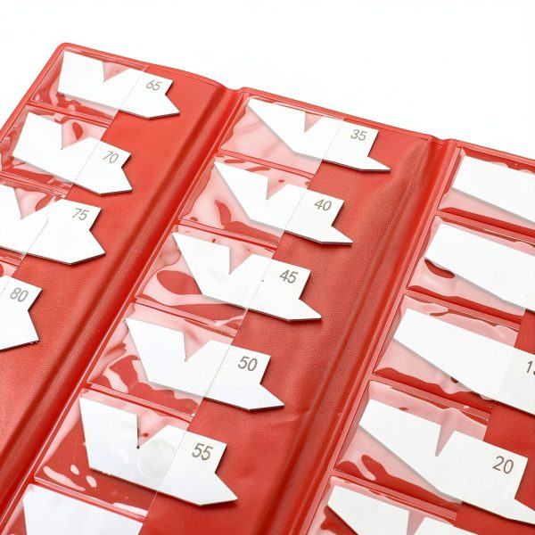 HFS (R) 18 Piece Angle Gauge Set with Pouch - Premium Stainless Steel-3