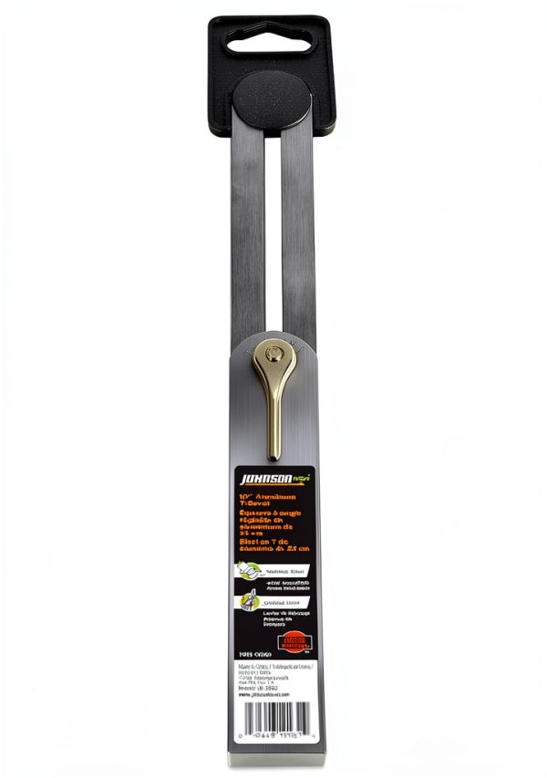 Johnson Level Tool Aluminum T Bevel 10in Silver 1913 1000-1