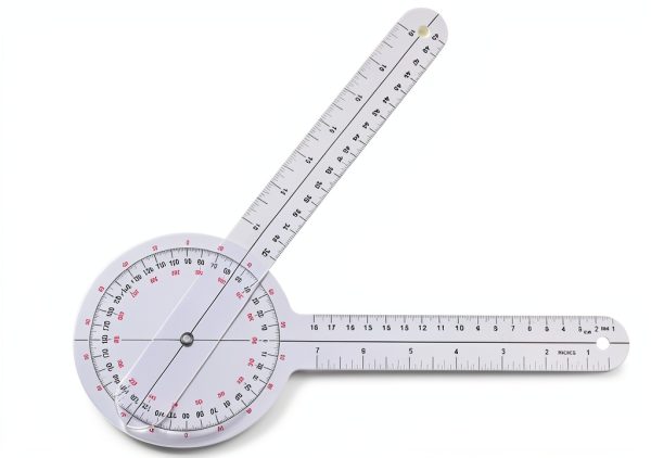 ​​Professional Goniometer Physical Therapy - 360 Degree Clear Plastic 12 Inch, Medical Grade, Durable & Precise Joint Angle Measurement Tool for Rehab, Sports Training​-0