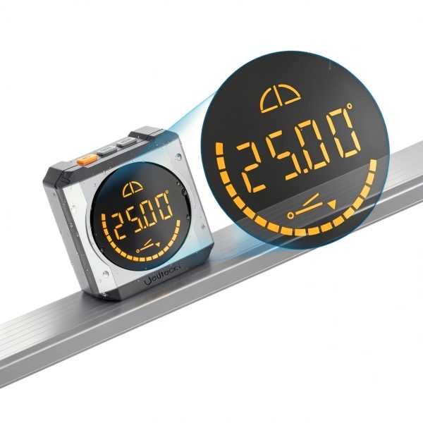 Neoteck Digital Angle Finder LED Rechargeable Level Box Protractor Bevel Gauge Inclinometer with Magnetic Base IP54 Waterproof for Woodworking Home Decoration-1
