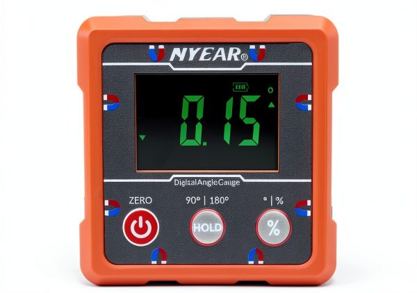 Digital Electronic Angle Gauge NYEAR NR180-L Red IP67 Waterproof-1