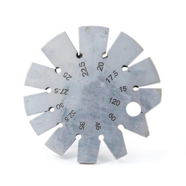 Stainless Steel Bevel Angle Gauge, Measure 15-120 Degree Angles for Knife Blade, Woodworking, Chisel, Compact &, Includes Storage Box-7