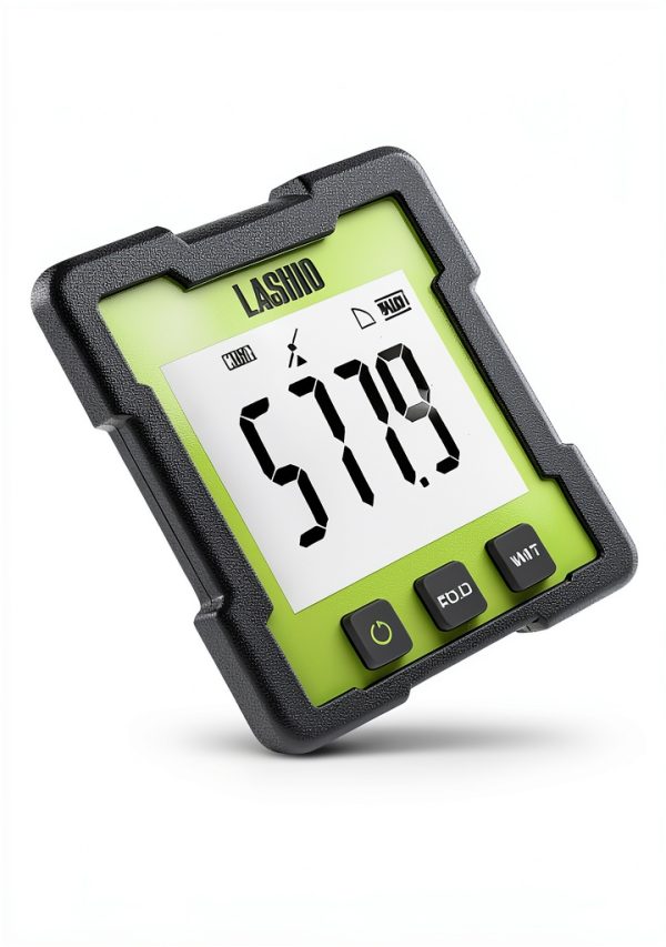 LASGOO Digital Angle Finder Rechargeable Magnetic Inclinometer LCD-3