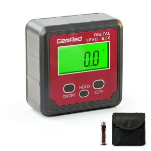 GemRed Digital Angle Gauge (Aluminum-with Hold Function)-0