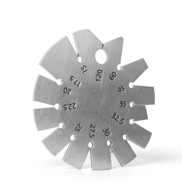 Stainless Steel Bevel Angle Gauge, Measure 15-120 Degree Angles for Knife Blade, Woodworking, Chisel, Compact &, Includes Storage Box-3