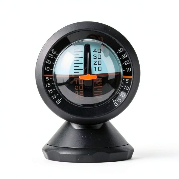 Tbest Car Inclinometer,Car Vehicle Inclinometer Slope Indicator Meter Level Tilt Gauge Road Safety Instrument-7